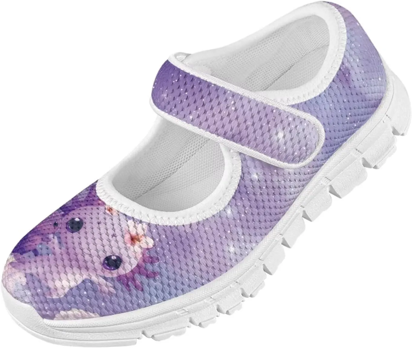 Girls Axolotl Dress Shoes Mary Jane Shoes Princess Ballet Flats Lightweight Slip On School Shoes US 11-2.5