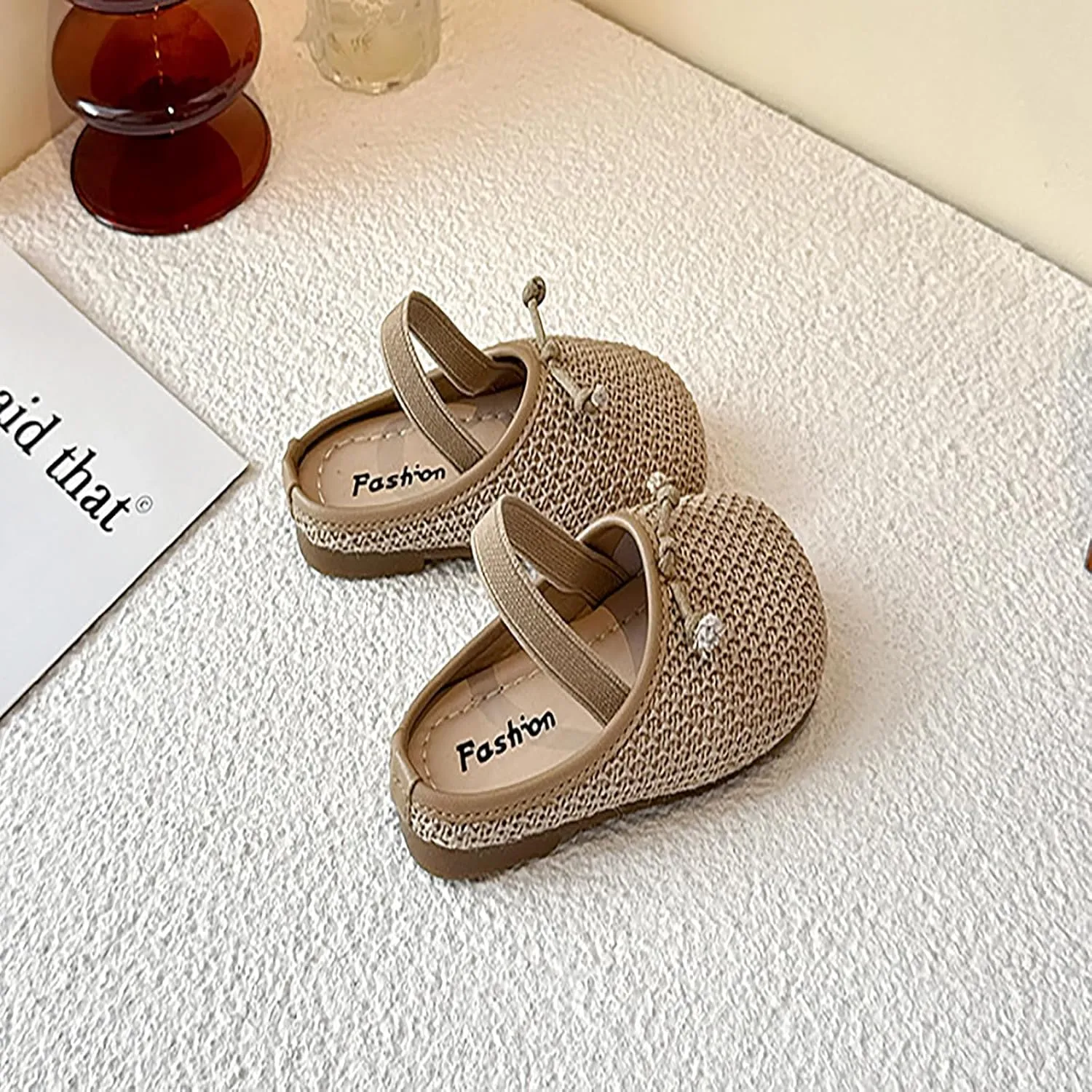 Girls Slides With Back Strap Closed Toe Casual Slip on Dress Shoes Comfortable Toddle Little Kids Walking Sandals