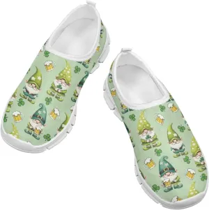 Girls Slip On Tennis Shoes Kids Running Shoes St. Patrick's Day Shoes