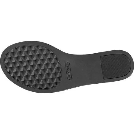 Gladiator Special discount Flat Aerosoles Sandal Droplet Caged Open Black Dependable Leather Flats Toe