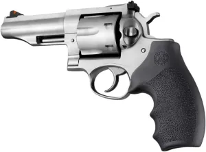 Hogue 86020 Ruger Redhawk Round Butt Rubber Grip , Black