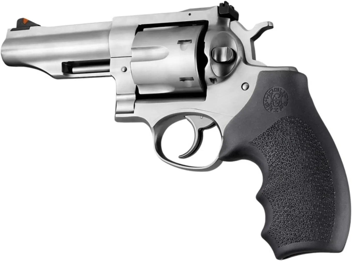 Hogue 86020 Ruger Redhawk Round Butt Rubber Grip , Black