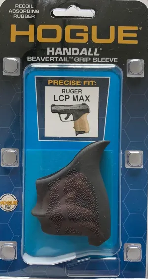 Hogue HandAll Beavertail Rubber Grip Sleeve for Ruger LCP Max