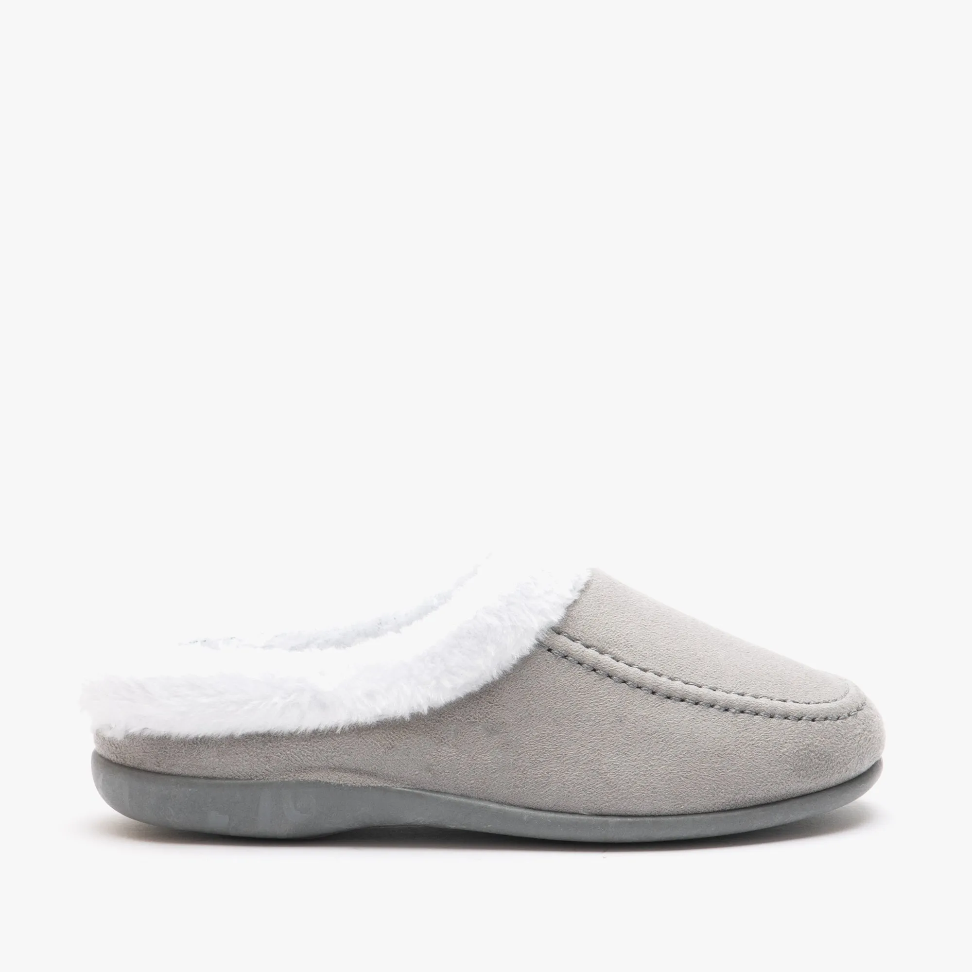 HOS Comfort AVRIL Womens Mule Slippers Grey