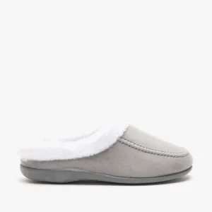 HOS Comfort AVRIL Womens Mule Slippers Grey