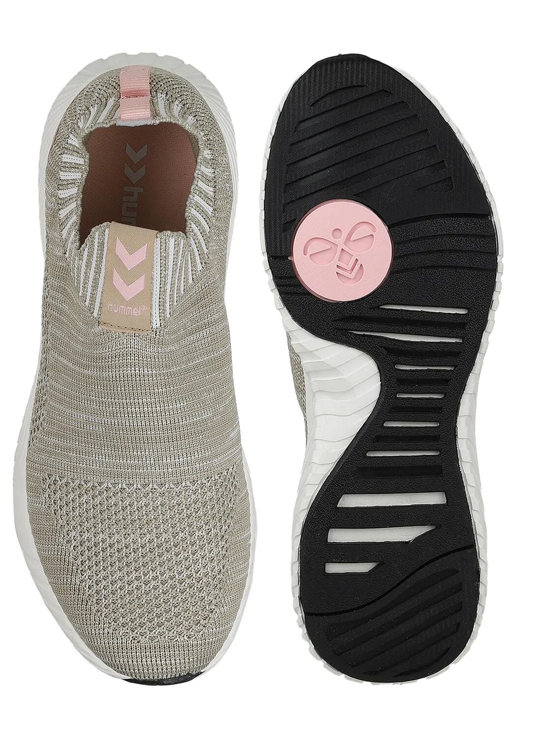 Hummel Reese Breaker Seamless Women Grey Slip-Ons