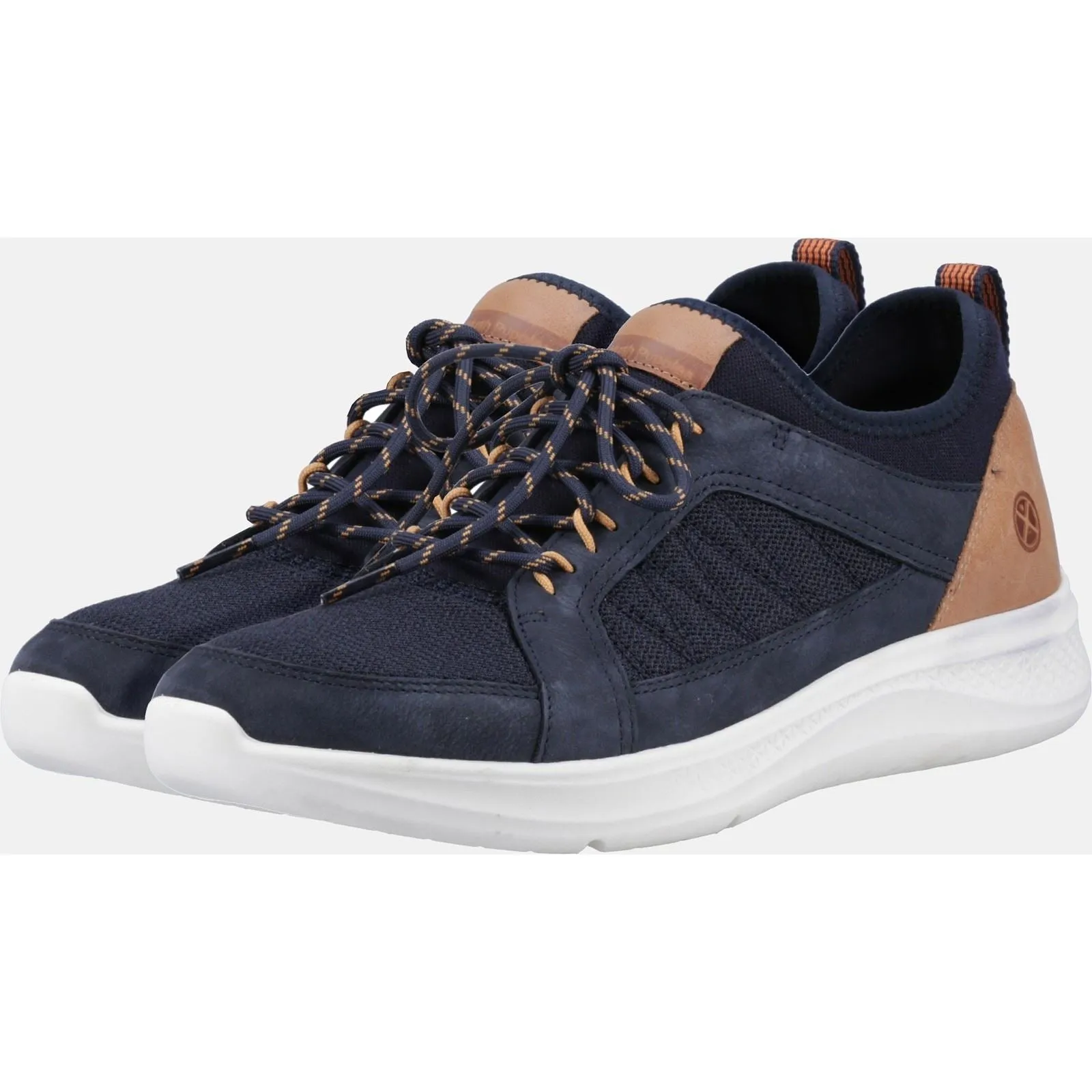 Hush Puppies Elevate Textile Men's Navy Trainers