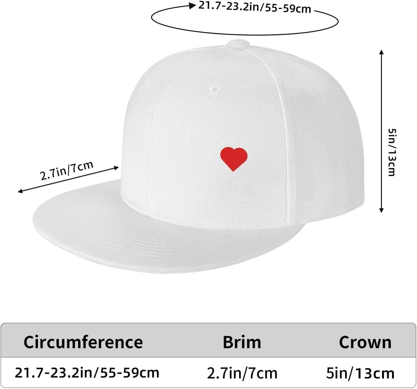 I Love Omaha Baseball Cap for Men Women Snapback Hat Hip Hop Style Flat Bill Hats