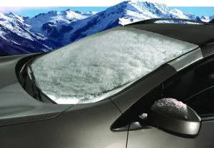 Intro-Tech Automotive PR-18-S Custom Fit Windshield Winter, Snow, Ice and Frost Shade for Select Porsche 930 Models, Silver