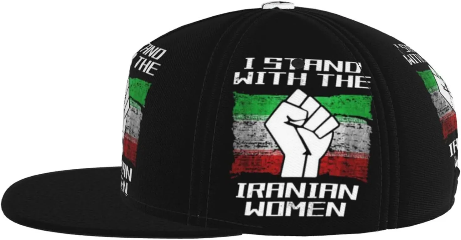 Iran Protests Women Life Freedom Hat Baseball Cap Flat Brimmed Dad Hats Back Buckle Hip Hop Cap for Men Women