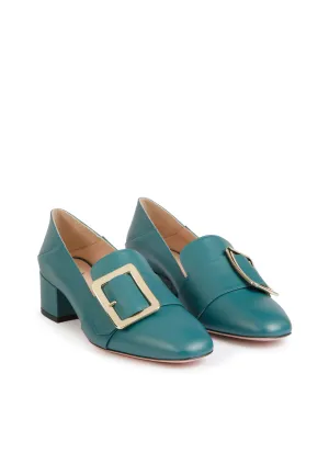 Janelle Pumps In Green Leather