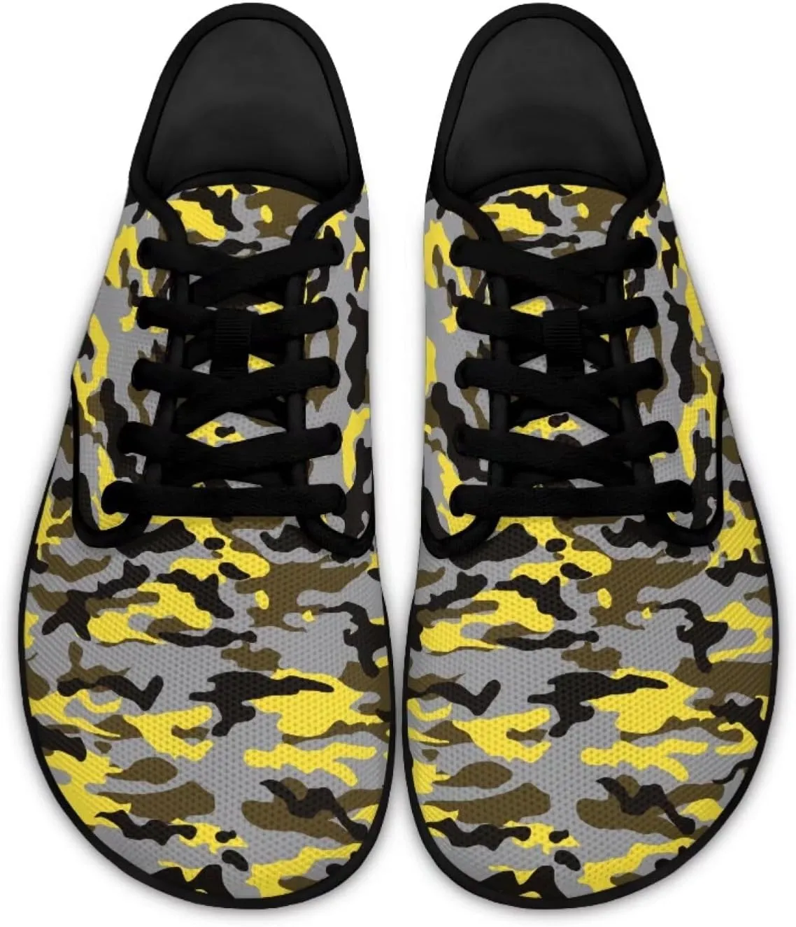 Jeiento Camouflage Theme Barefoot Shoes Men Zero Drop Shoes Mens Workout Shoes