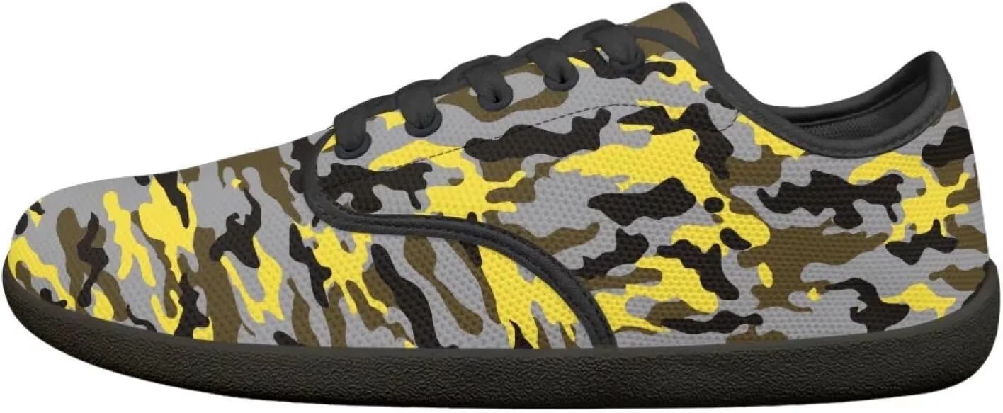 Jeiento Camouflage Theme Barefoot Shoes Men Zero Drop Shoes Mens Workout Shoes