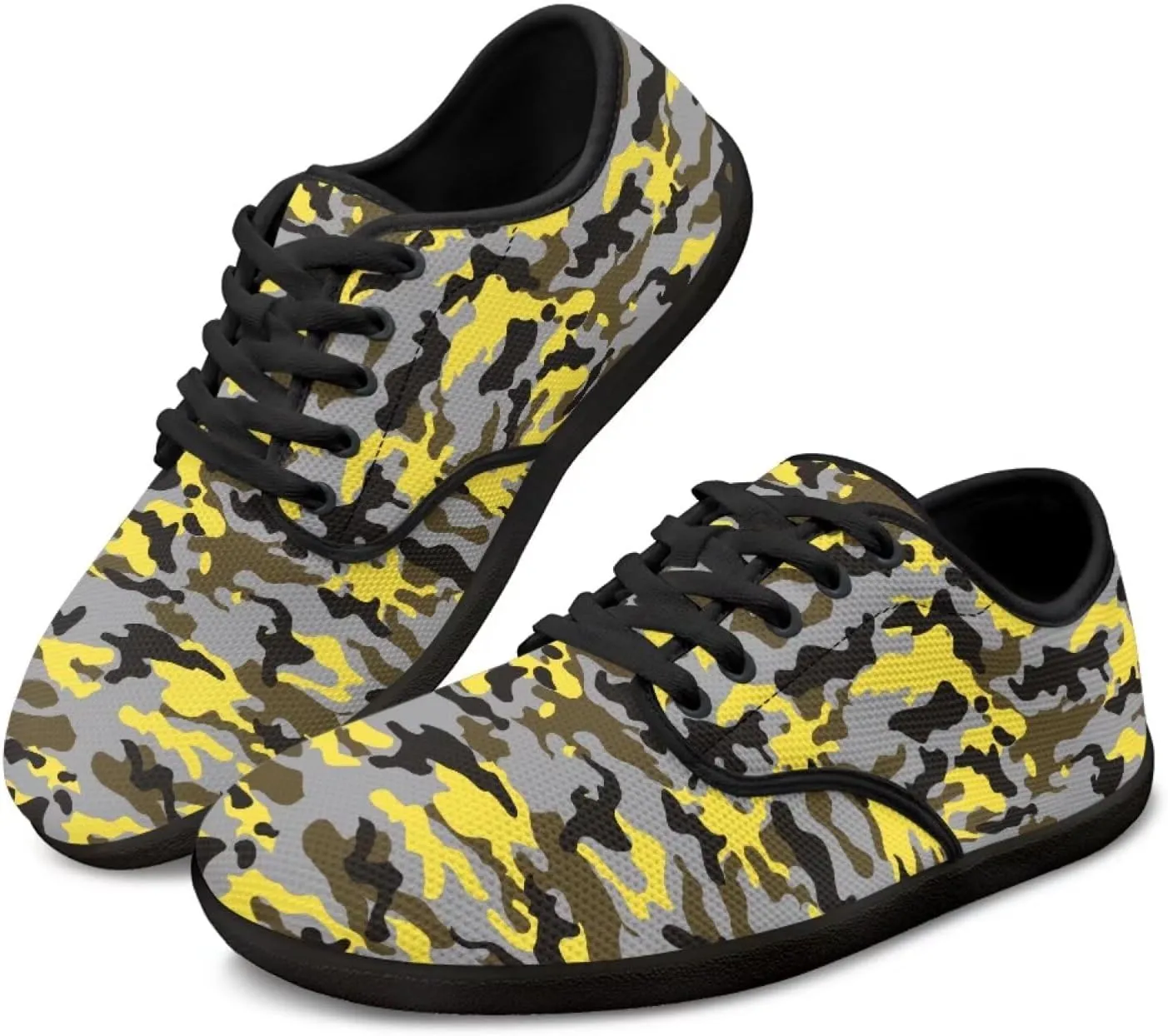 Jeiento Camouflage Theme Barefoot Shoes Men Zero Drop Shoes Mens Workout Shoes
