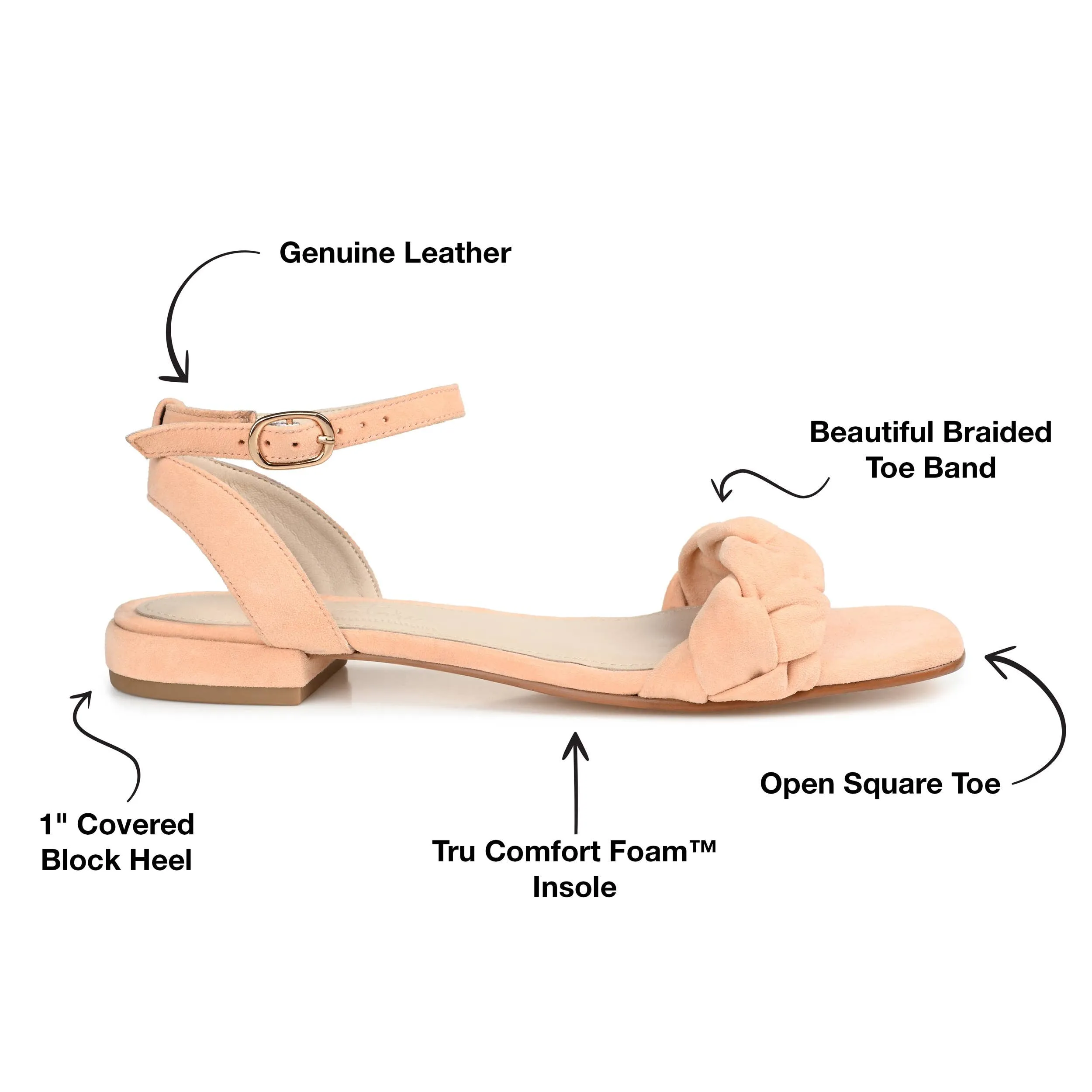 Journee Signature Women's Tru Comfort Foam™ Sellma Sandal