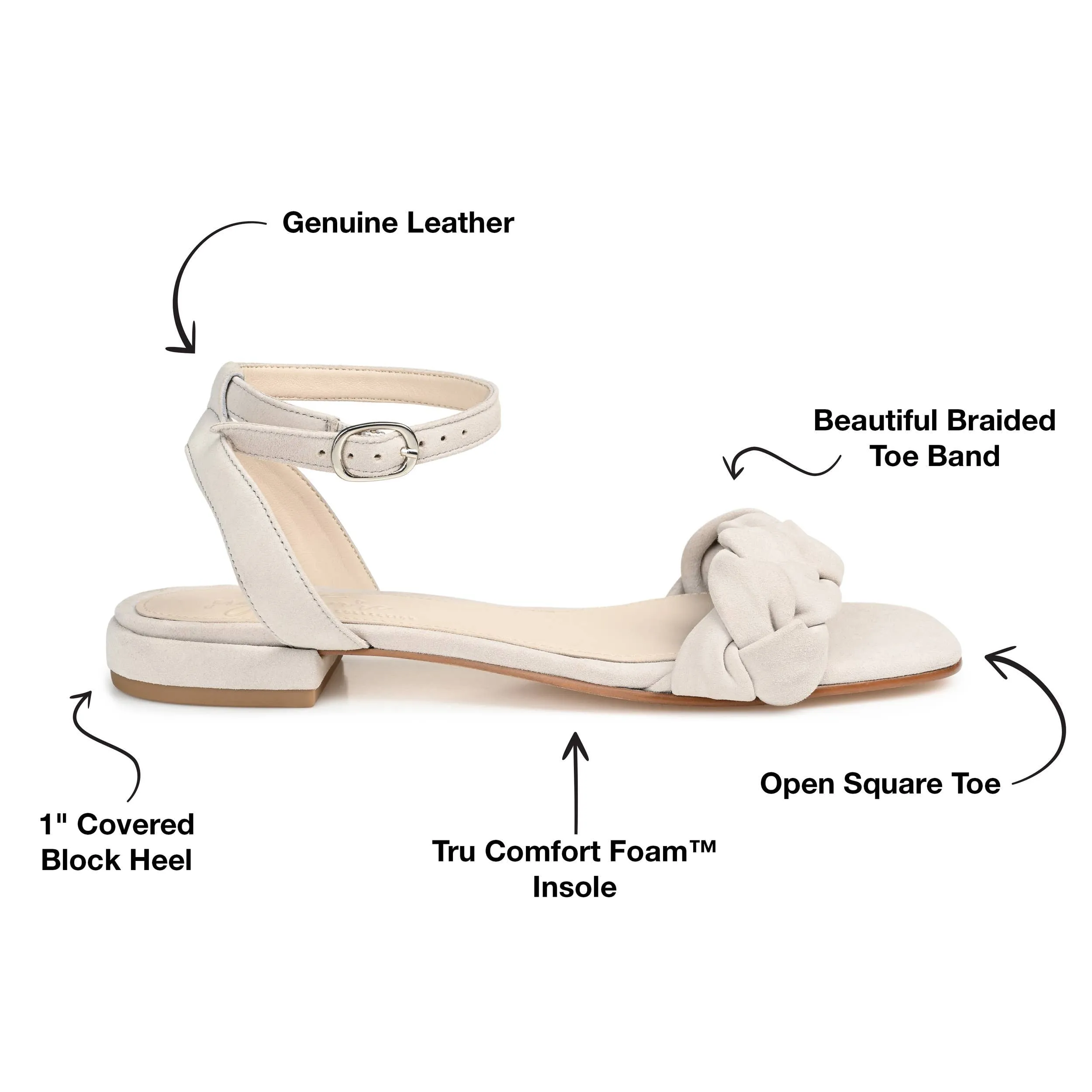 Journee Signature Women's Tru Comfort Foam™ Sellma Sandal