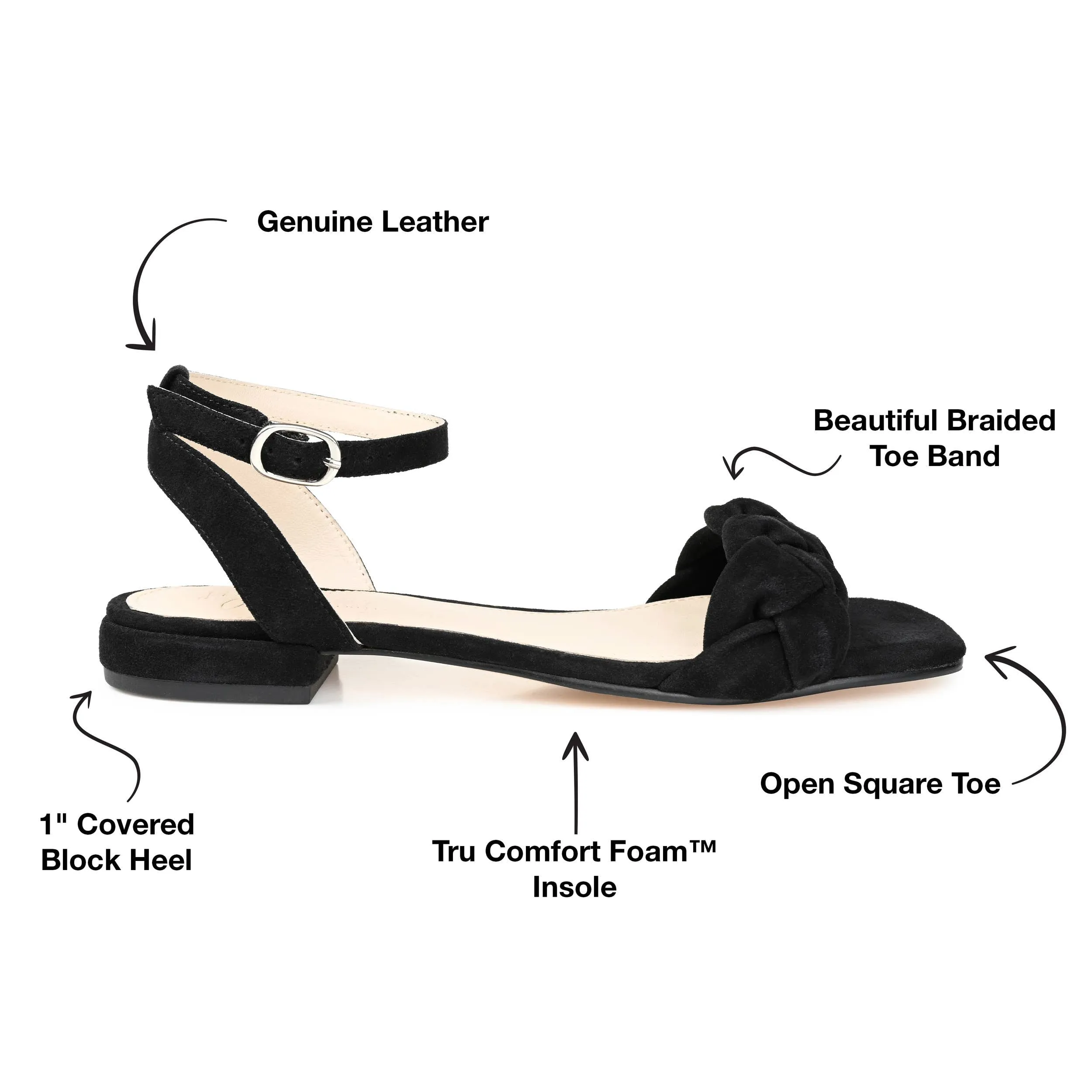 Journee Signature Women's Tru Comfort Foam™ Sellma Sandal