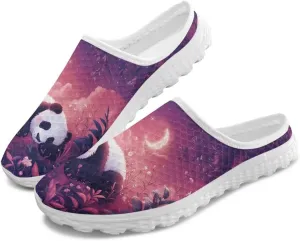 JoyLamoria Animal Pattern Womens Shoes Mule House Sneakers Lightweight Walking Slip on Fashion Casual