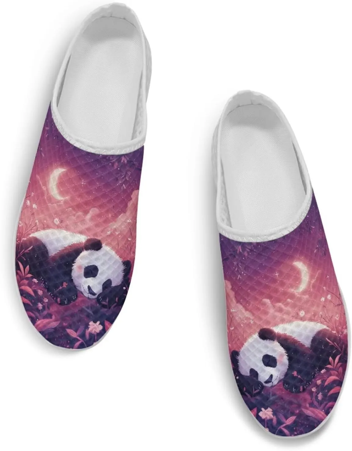 JoyLamoria Animal Pattern Womens Shoes Mule House Sneakers Lightweight Walking Slip on Fashion Casual