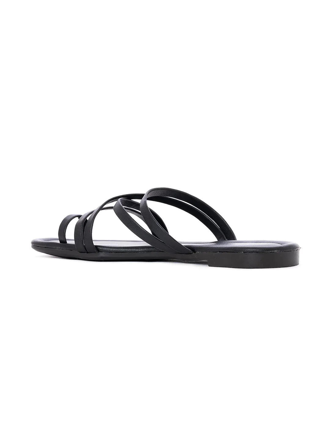 Khadim Flat Slip On Strappy Sandal for Women