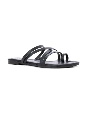 Khadim Flat Slip On Strappy Sandal for Women