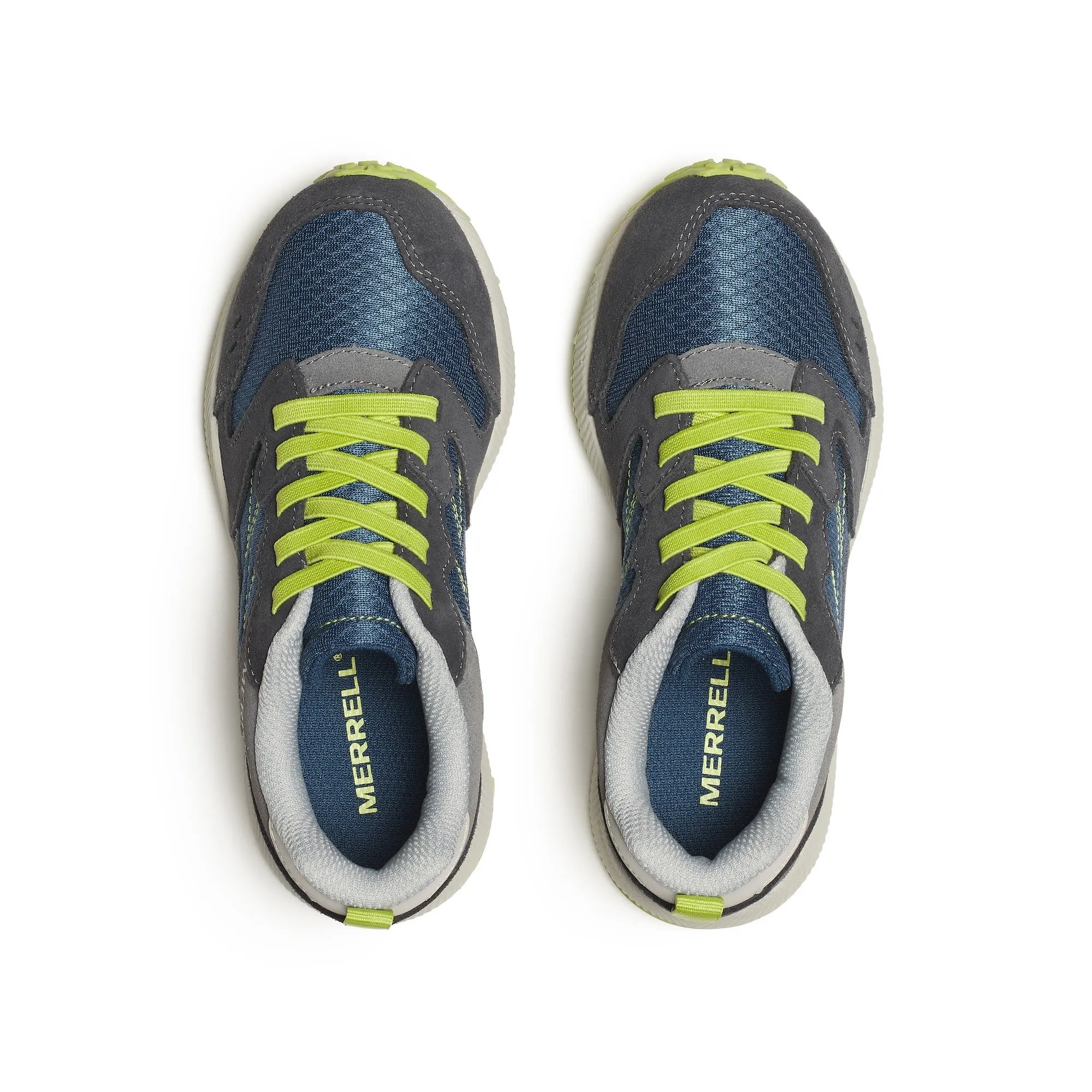 Kids Alpine 83 Slip On - Grey/Navy/Citron