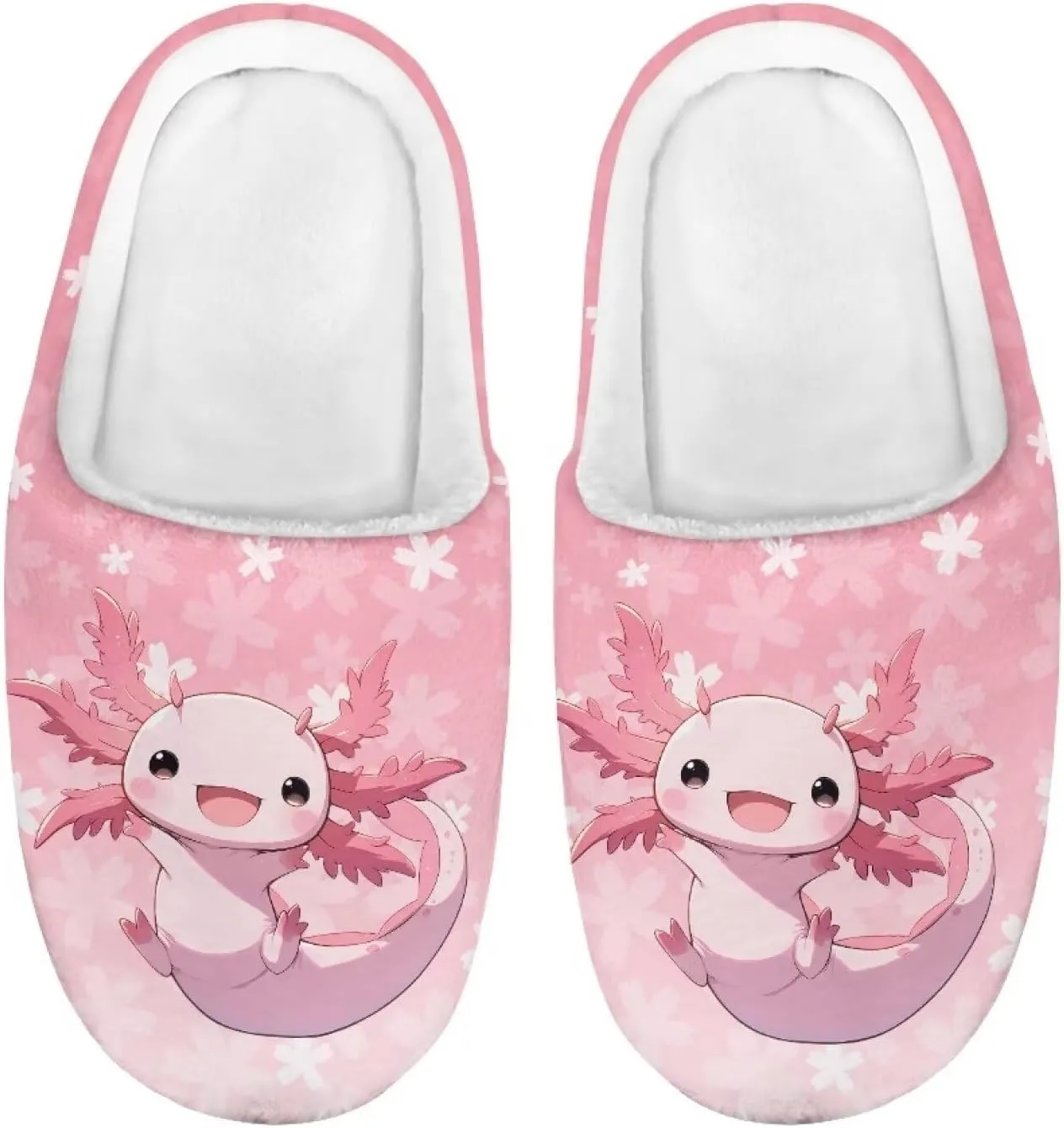 Kids Fuzzy Warm House Slippers for Girls Non Slip Rubber Sole Home Slippers for Toddlers Size 9-15