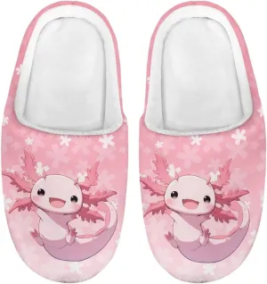 Kids Fuzzy Warm House Slippers for Girls Non Slip Rubber Sole Home Slippers for Toddlers Size 9-15