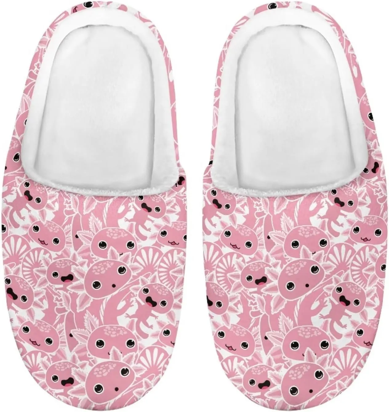 Kids Fuzzy Warm House Slippers for Girls Non Slip Rubber Sole Home Slippers for Toddlers Size 9-15