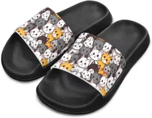 Kids Slide Sandals Footbed Sandal Comfort Toddler Slip On Summer Slippers for Beach Pool Little Big Kid
