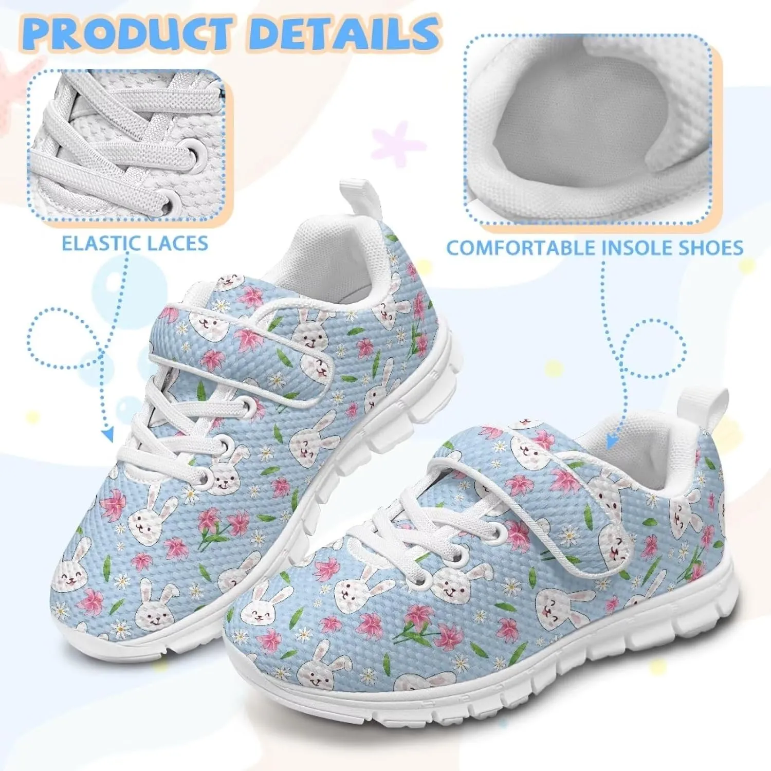 Kids Tennis Shoes School Running Shoes Slip On Sneakers for Boys Girls
