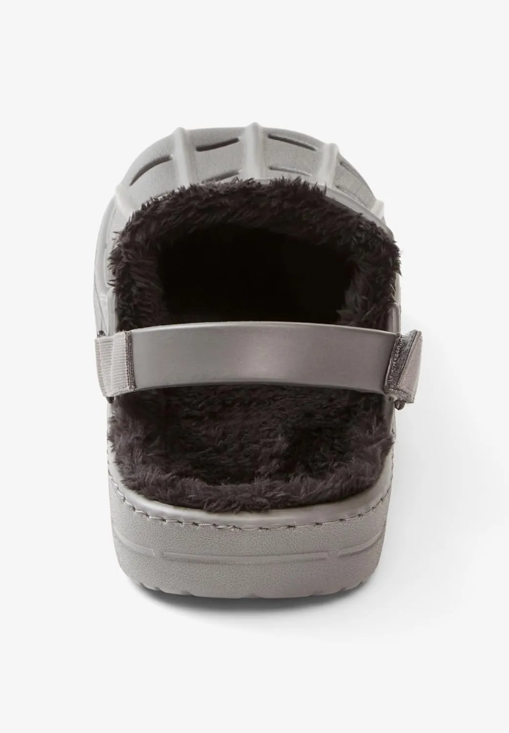 KingSize Men's Fur-Lined Rubber Clogs