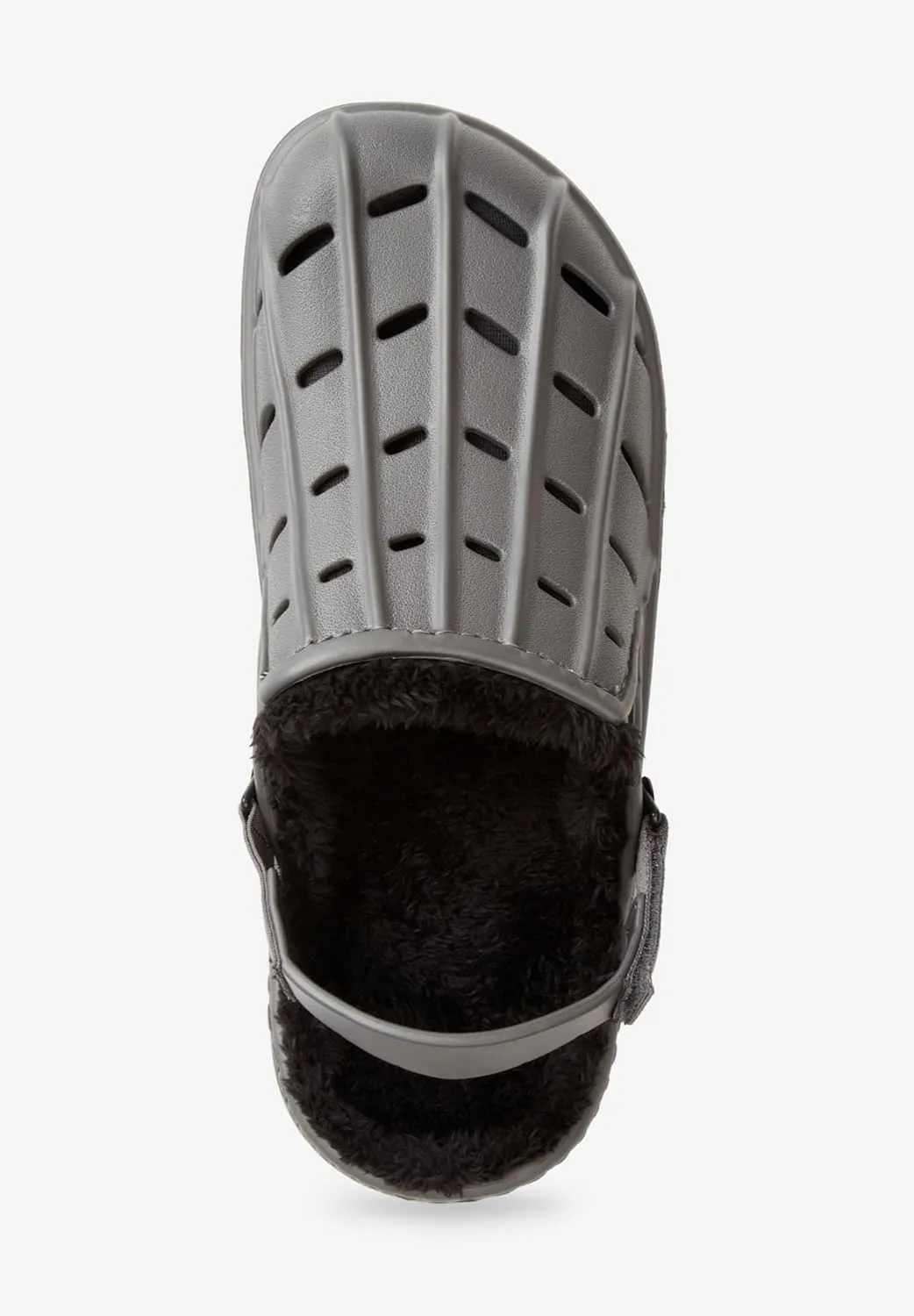 KingSize Men's Fur-Lined Rubber Clogs