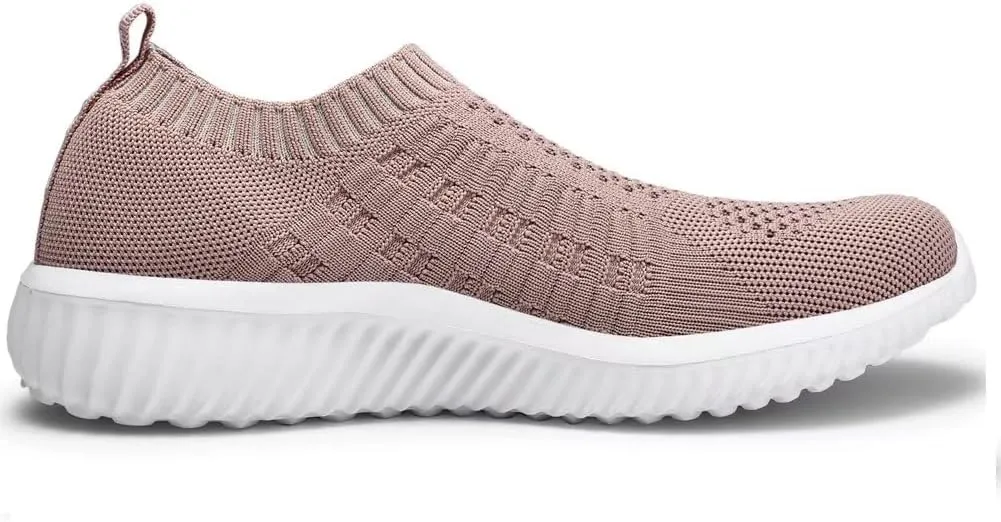 konhill Women's Lightweight Walking Shoes Breathable Slip On Tennis Sneakers Casual Mesh Workout Athletic