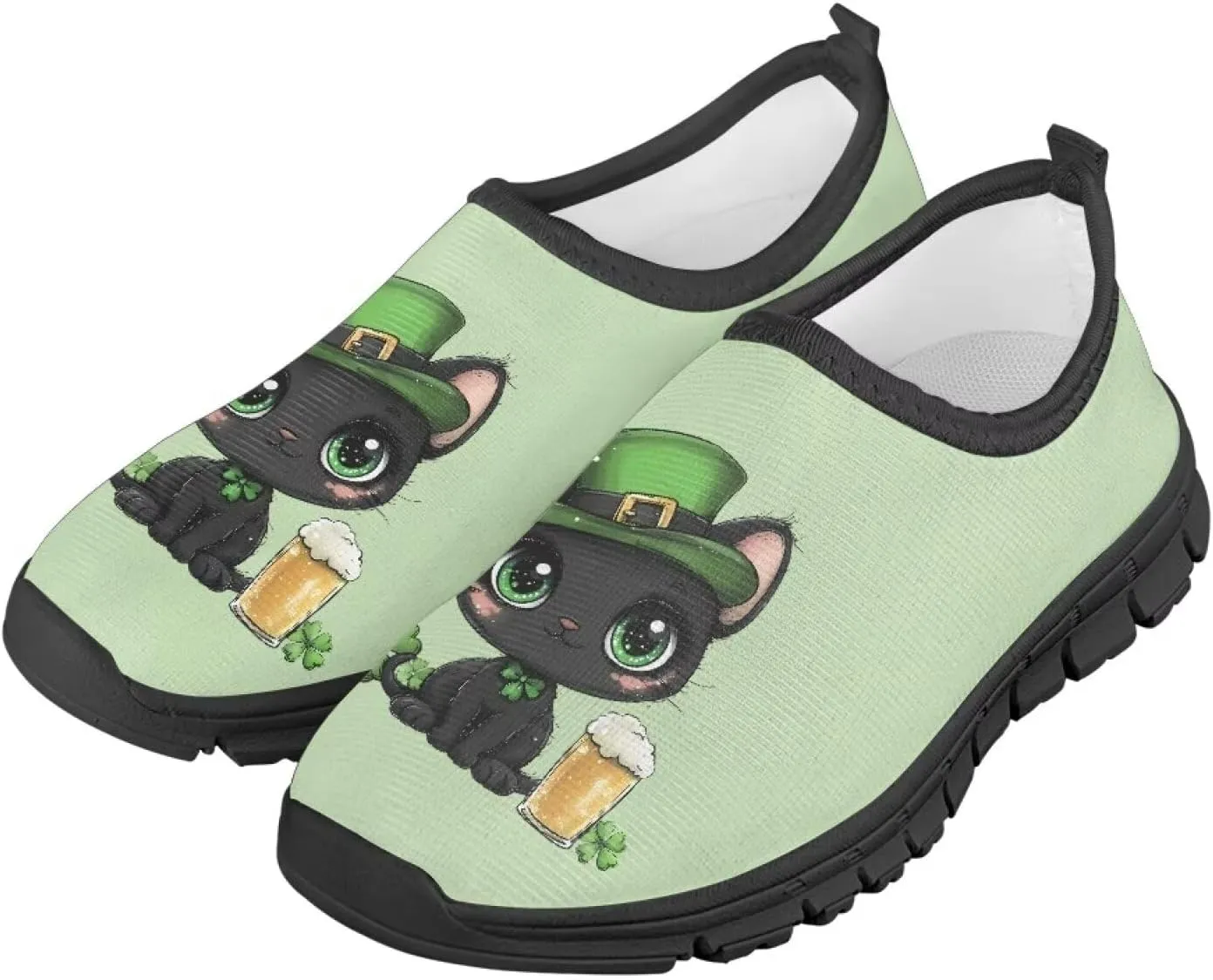 Little/Big Kids Athletic Shoes Girls Boys Slip On St Patrick's Day Shoes