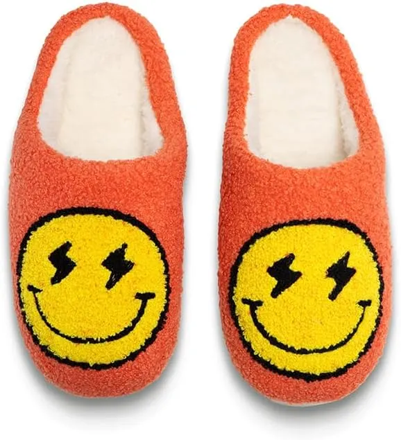 Living Royal Plush Slippers, Cozy Non-Slip Rubber Sole, Soft 100% Polyester, Silly Funny Comfortable Fuzzy Design