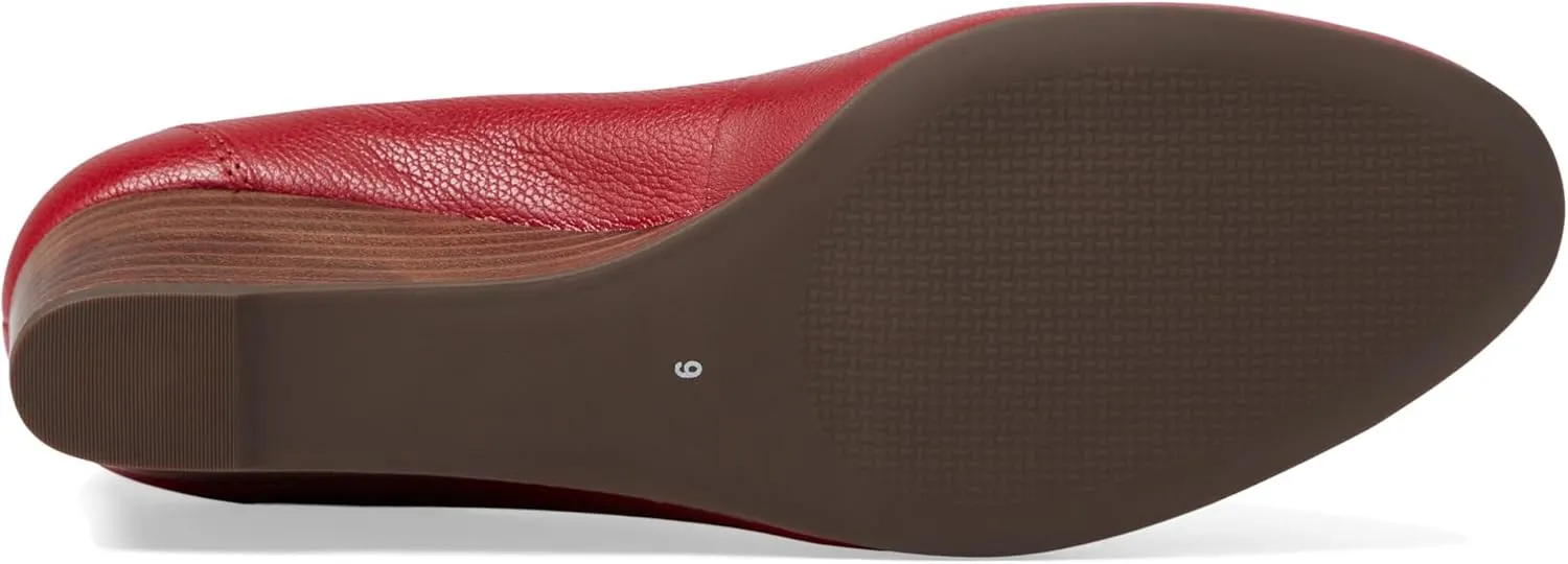 Marc Joseph New York Prospect Wedges for Women – Leather Construction – Almond Toe – Rubber Outsole