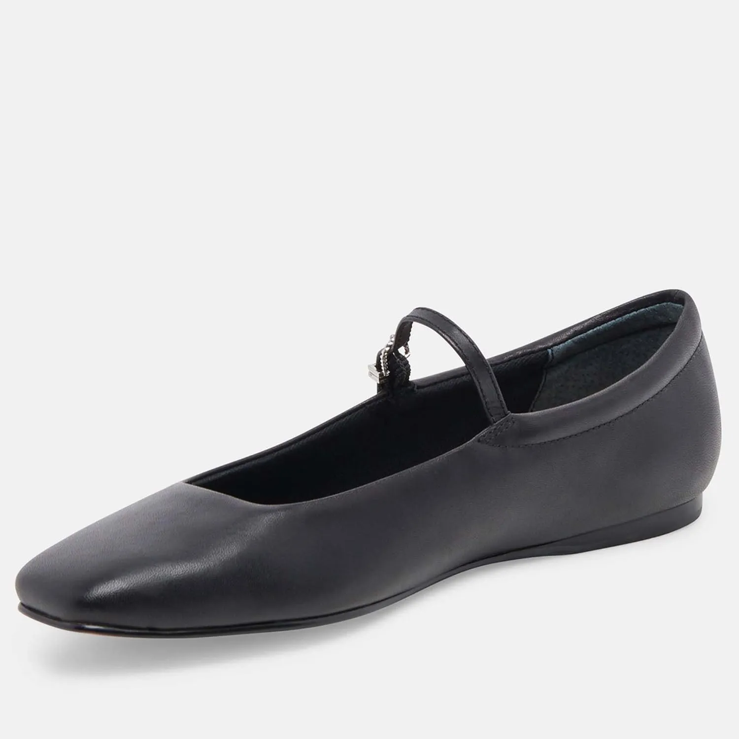 Mary Jane Ballet Flats for Women Casual Square Toe Slip On Flats Comfortable Ankle Buckle Strap Ballerina Shoes