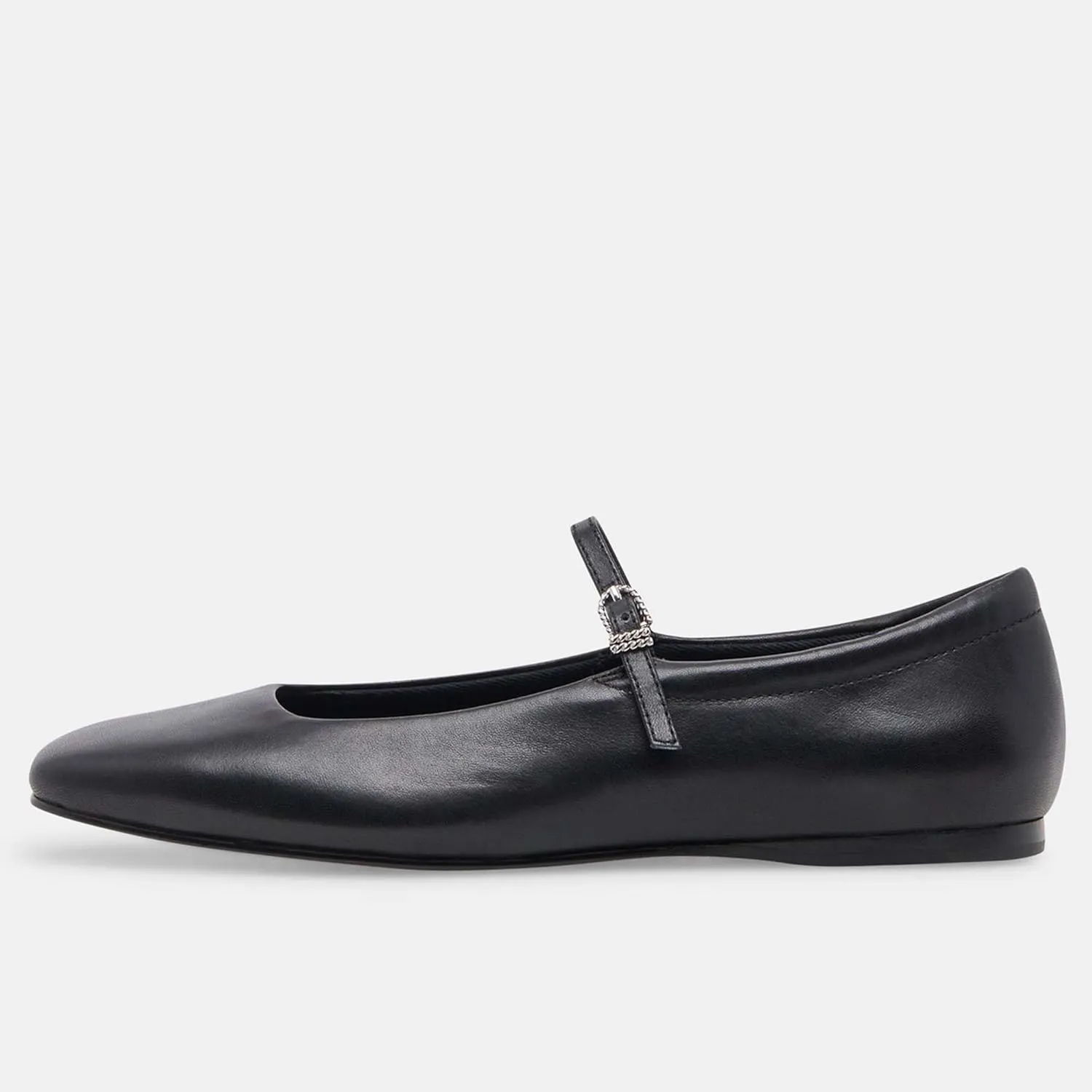Mary Jane Ballet Flats for Women Casual Square Toe Slip On Flats Comfortable Ankle Buckle Strap Ballerina Shoes
