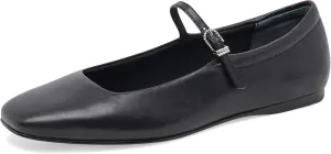 Mary Jane Ballet Flats for Women Casual Square Toe Slip On Flats Comfortable Ankle Buckle Strap Ballerina Shoes
