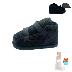 Medical boots rehabilitation shoes, adjustable postoperative walking shoes, orthopedic boots for foot or toe fractures, bunions or hammer toes, regardless of left or right foot(mesh-XL)