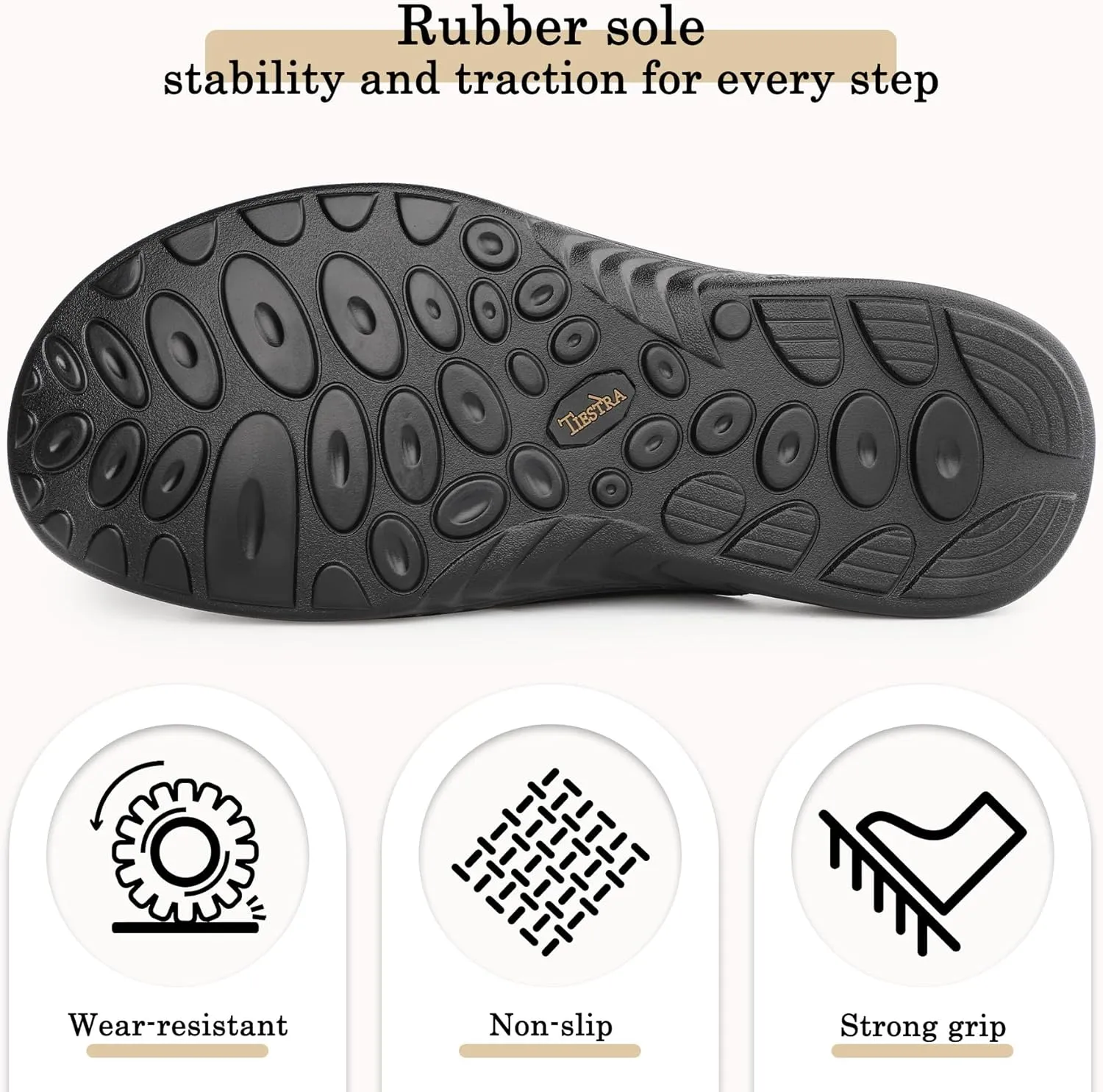 Mens Adjustable Slides Cross Napa Leather Open Toe Sandals Soft Memory Foam Slip On Sandlas Classic Dress Slides Summer Beach Comfy Slippers Rubber Non Slip Sole