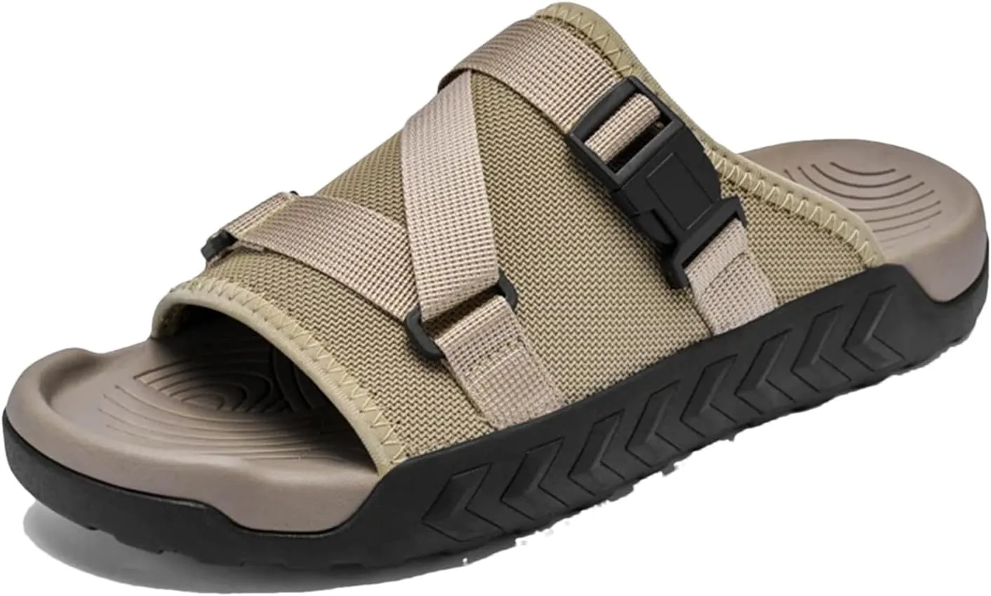 Men's Adjustable Slippers - Anti-Slip Outdoor Shoes with Comfort Fit
