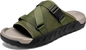 Men's Adjustable Slippers - Anti-Slip Outdoor Shoes with Comfort Fit