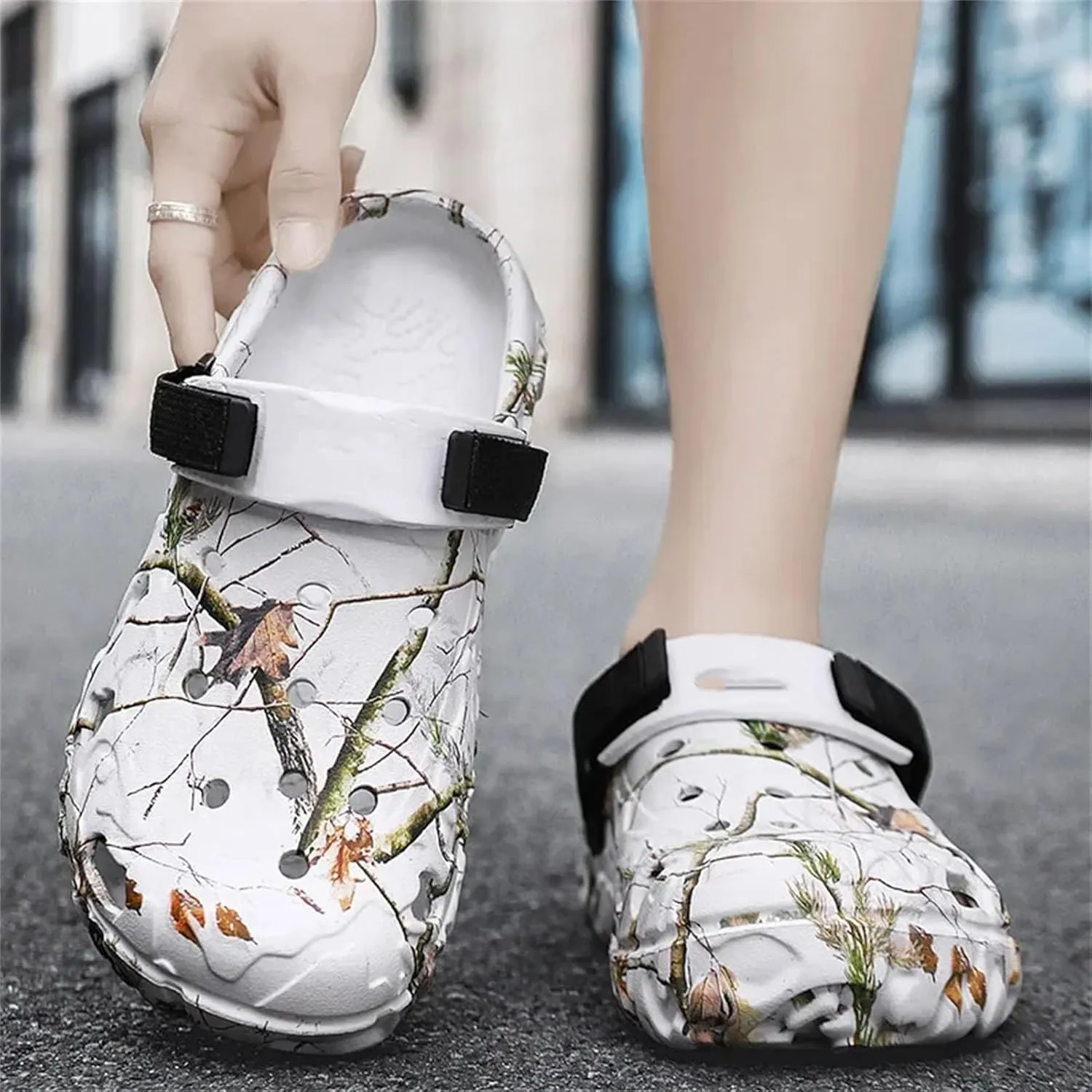 Men's Garden Clogs, Platform Outdoor Summer Slippers