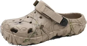 Men's Garden Clogs, Platform Outdoor Summer Slippers