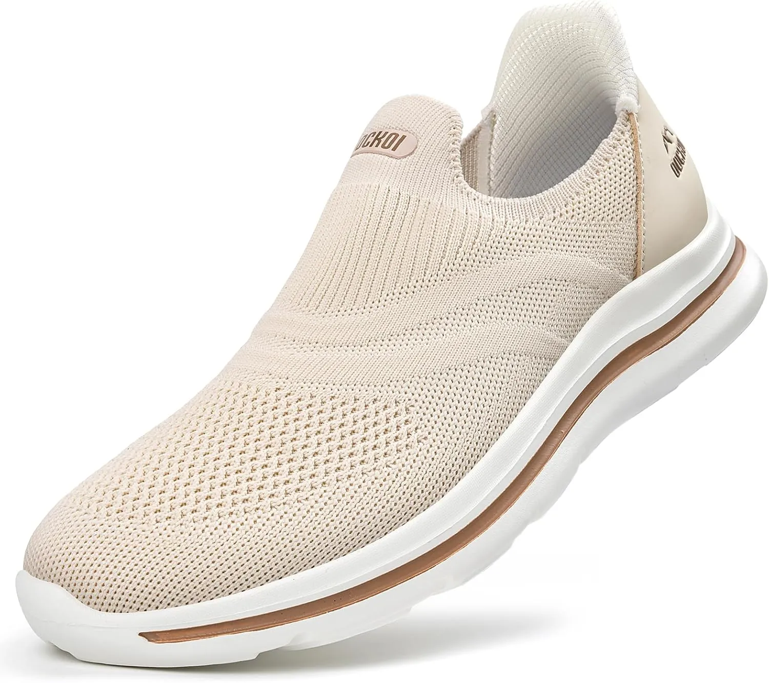 Men's Hands-Free Slip On Sneakers | Laceless Walking Shoes for Gym/Travel/Office
