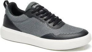 Men's Orthopedic Fashion Sneakers with Arch Support: Comfortable Orthotic Shoes for Plantar Fasciitis, Adjustable Supportive Flat Feet Walking Shoes for Foot and Ankle Pain Relief
