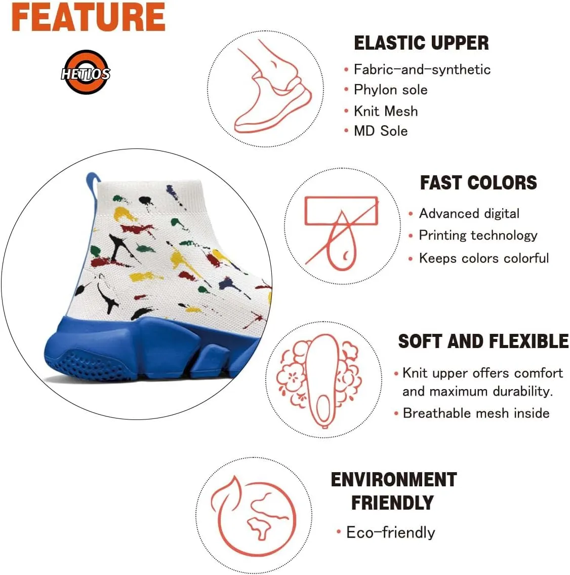 Mens Running Sneakers Art Graffiti Painted Shoes Mesh Breathable Slip-on Womens Tennis Shoes