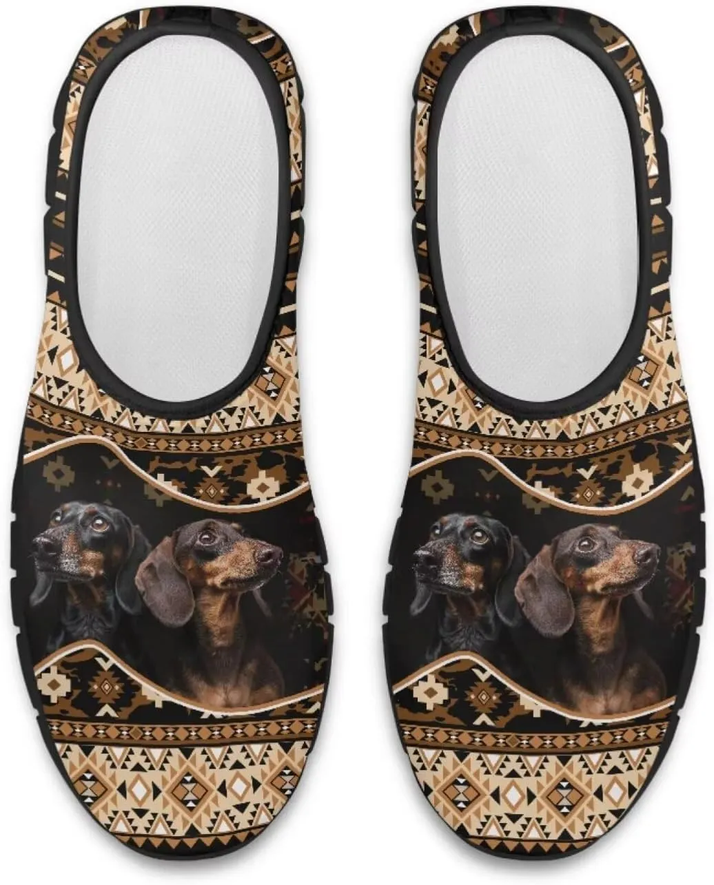 Mens Slip on Loafers Sneakers Casual House Shoes Non-Slip Running Sneakers with Black Sole
